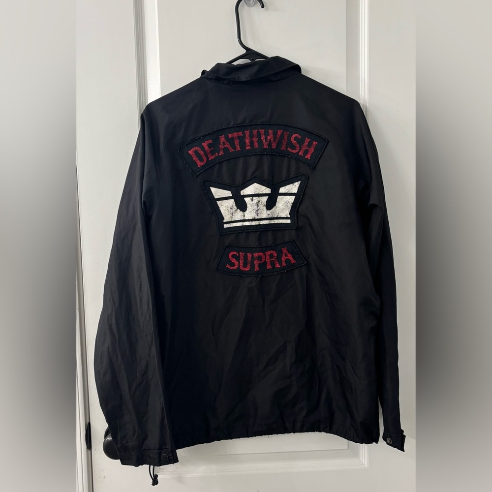 SUPRA FOOTWEAR
Supra Footwear Supra Crown Coalition
'Deathwish' Coach's Jacket - Picture 4 of 9